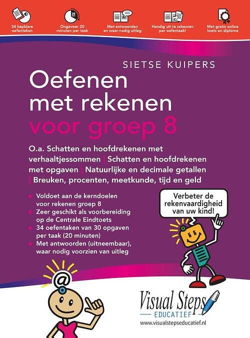 Foto van Oefenen met rekenen voor groep 8 - sietse kuipers - paperback (9789059057241)