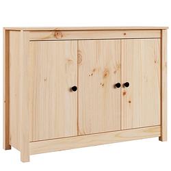 Foto van Vidaxl dressoir 100x35x74 cm massief grenenhout