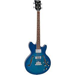 Foto van Vintage revo series supreme blueburst semi-akoestische basgitaar