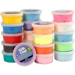 Foto van Packlinq silk clay®. diverse kleuren. 20x40 gr/ 1 doos