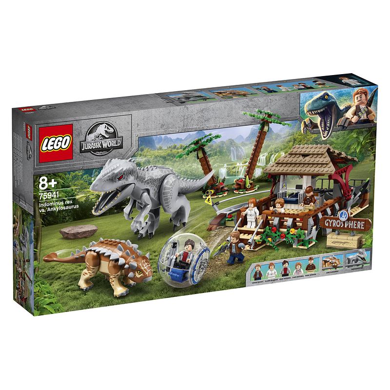 Foto van Lego jurassic park indominus rex vs. ankylosaurus? - 75941