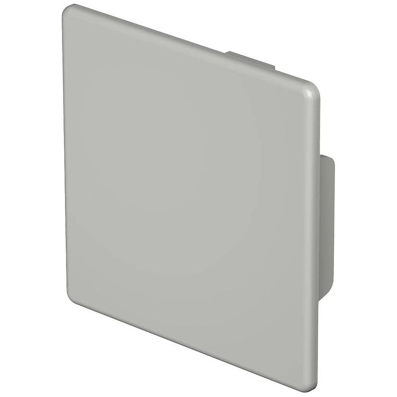 Foto van Obo bettermann 6022499 eindstuk (b x h) 60 mm x 60 mm steen-grijs 10 stuk(s)