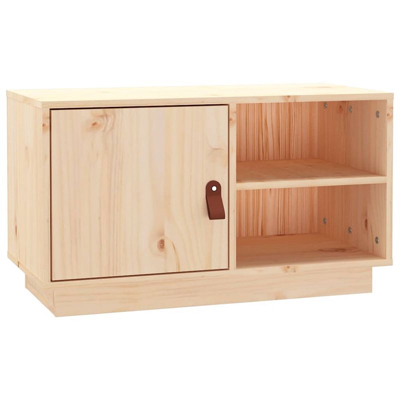 Foto van The living store televisiemeubel - houten - 70 x 34 x 40 cm - massief grenenhout