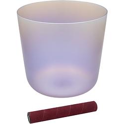 Foto van Sela infinity crystal singing bowl 432 hz b3 light purple klankschaal