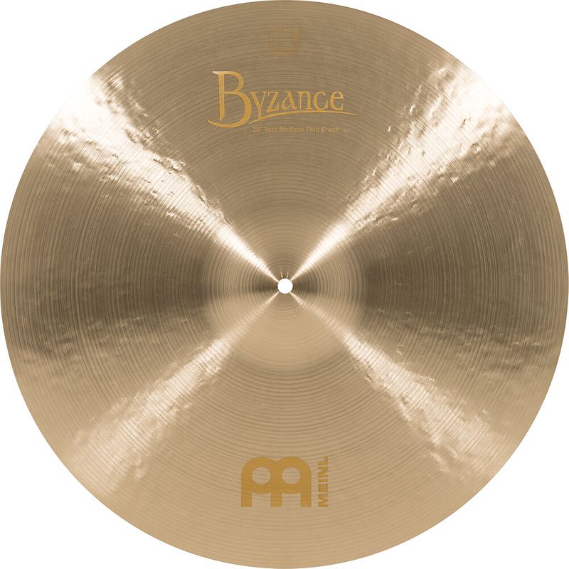 Foto van Meinl b20jmtc byzance jazz medium thin crash bekken 20 inch