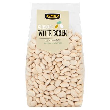 Foto van Jumbo gedroogde witte bonen 400g