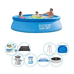 Foto van Deluxe zwembad set - intex easy set rond 305x76 cm