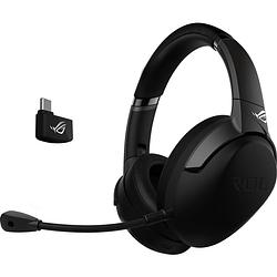 Foto van Asus rog strix go 2.4 over ear headset radiografisch, kabel gamen stereo zwart microfoon uitschakelbaar (mute)