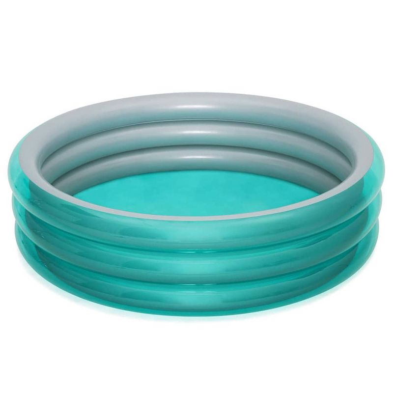 Foto van Bestway zwembad big metallic rond 201x53 cm blauw