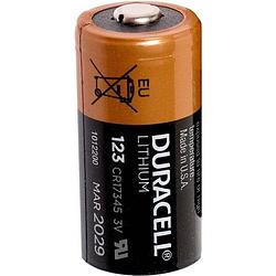 Foto van Duracell lithium cr123a batterij 3v