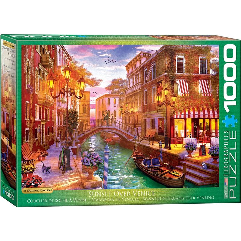 Foto van Eurographics puzzel venetian romance - 1000 stukjes