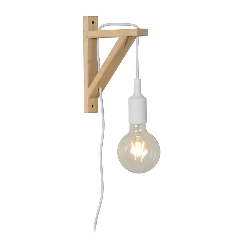 Foto van Lucide - fix wall wandlamp - wit