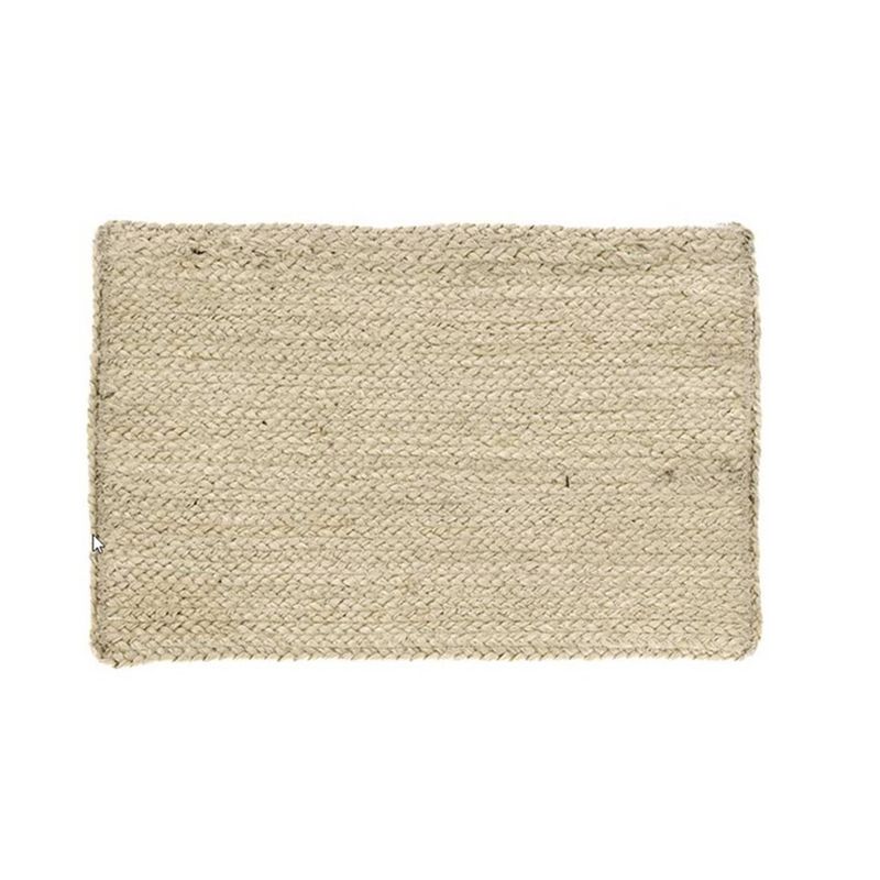 Foto van 6x placemats/onderleggers rotan gevlochten naturel 30 x 45 cm - placemats