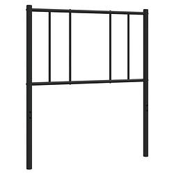 Foto van The living store hoofdbord - bedframes - 105 x 3 x 90 cm - robuuste metalen constructie