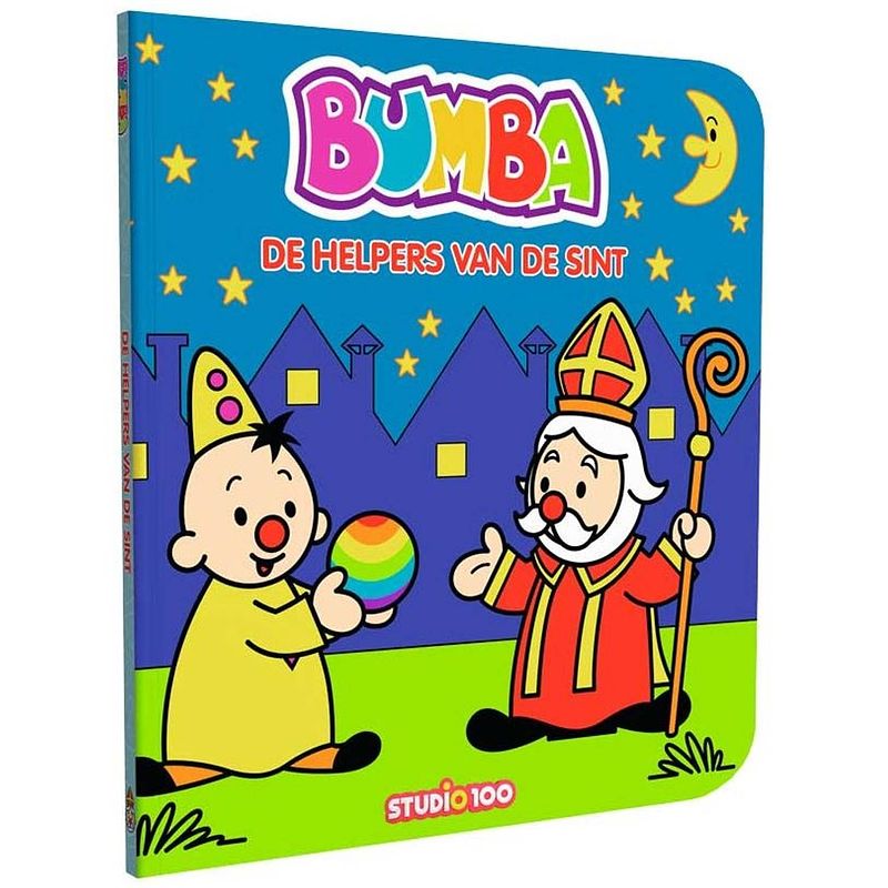 Foto van Bumba : kartonboek - de helpers van de sint