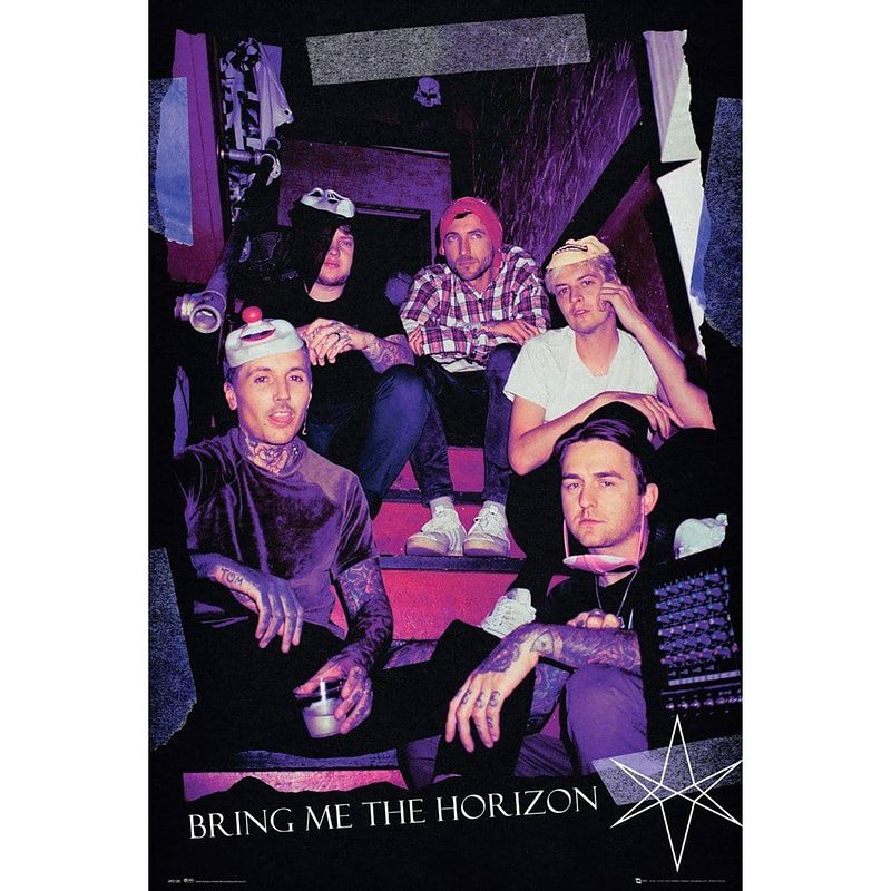 Foto van Gbeye bring me the horizon red eye poster 61x91,5cm