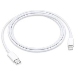 Foto van Apple apple ipad/iphone/ipod aansluitkabel [1x usb-c stekker - 1x apple dock-stekker lightning] 1 m wit