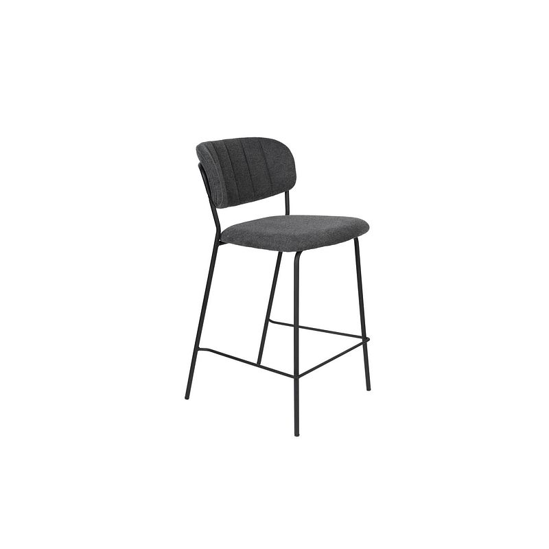 Foto van Anli style counter stool jolien black/dark grey