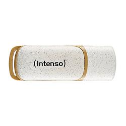 Foto van Intenso green line usb-stick 32 gb usb 3.2 gen 1 (usb 3.0) beige, bruin 3540480