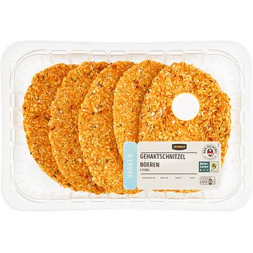 Foto van Jumbo gehaktschnitzel varken 5 stuks 500g