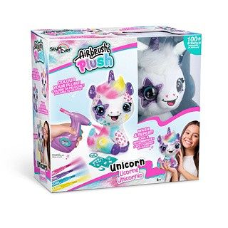 Foto van Airbrush pluche unicorn