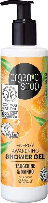 Foto van Organic shop douchegel energy awakening mandarijn & mango