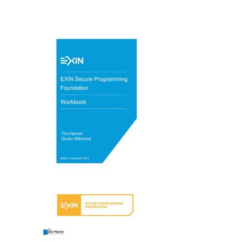 Foto van Exin secure programming foundation - workbook