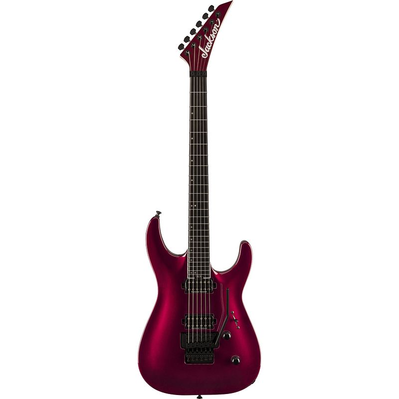 Foto van Jackson pro plus series dinky dka eb oxblood elektrische gitaar met gigbag