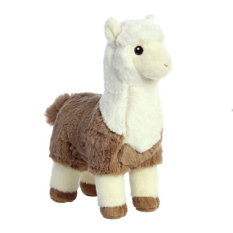 Foto van Pluche dieren knuffels alpaca van 28 cm - knuffeldier