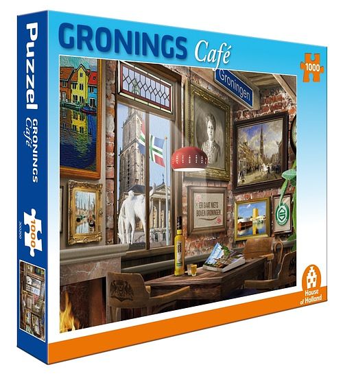 Foto van Gronings cafe (1000 stukjes) - puzzel;puzzel (8719324373470)