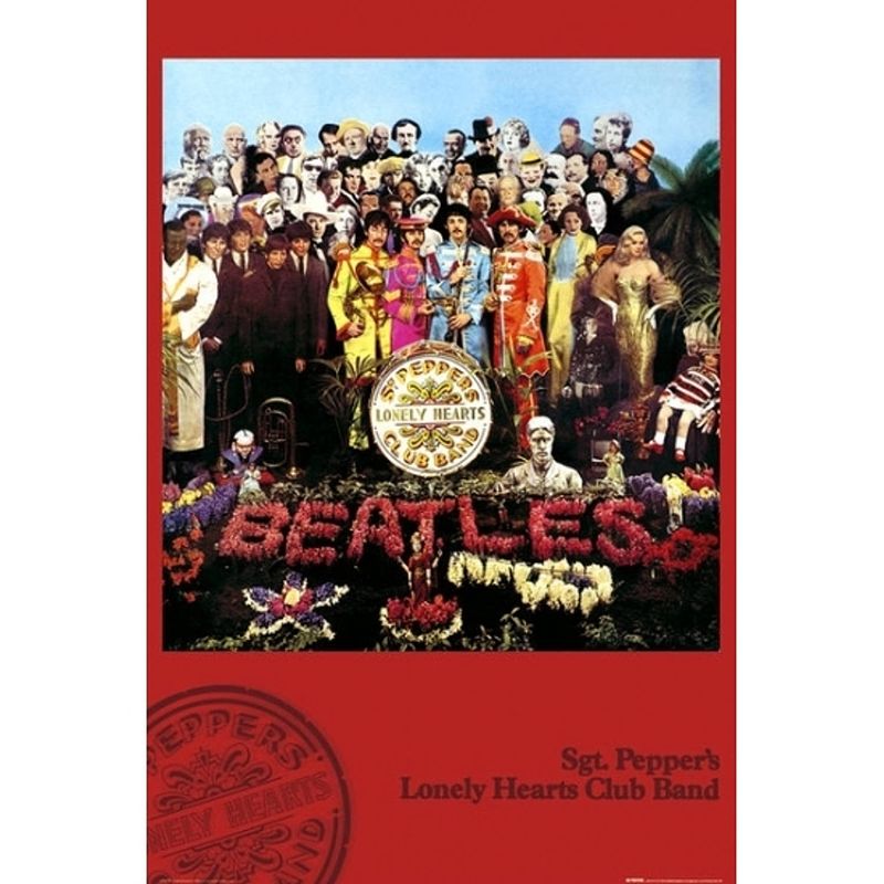 Foto van Poster the beatles sgt pepper 61 x 91,5 cm - posters