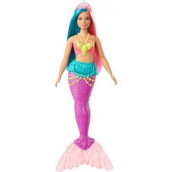 Foto van Barbie dreamtopia sirene - gjk11 - mannequin doll - fuchsia - 3 jaar en +