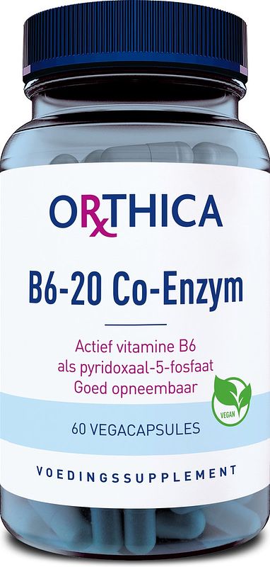 Foto van Orthica b6 20mg co-enzym