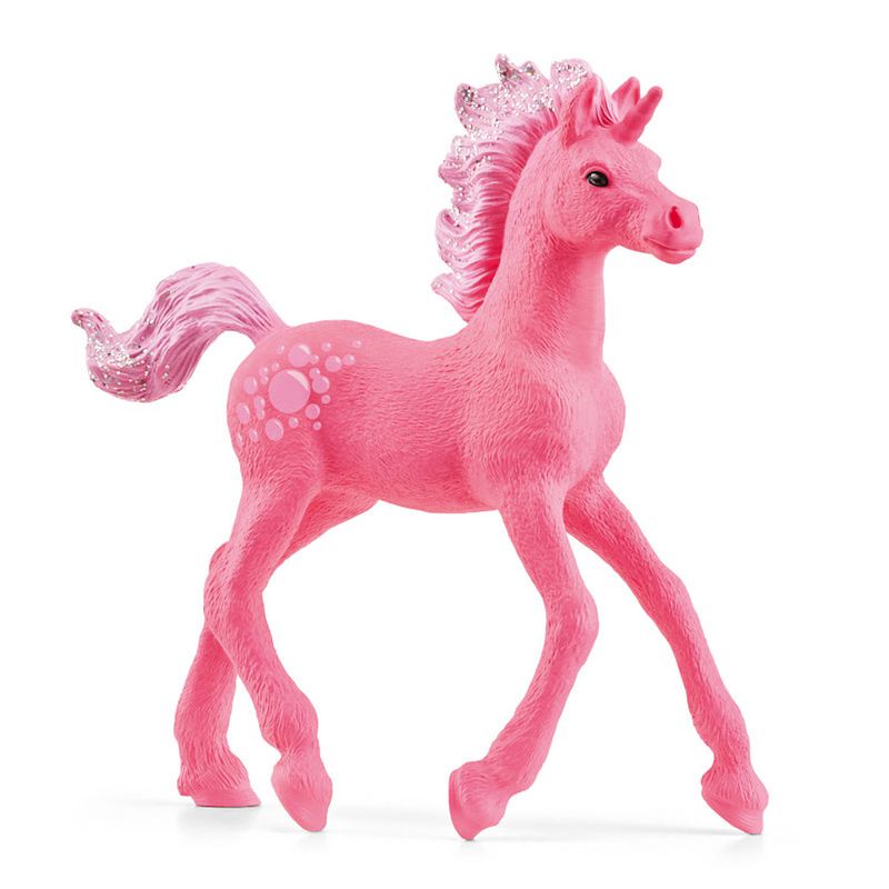 Foto van Schleich bayala collectible eenhoorn veulen bubble gum - 70740