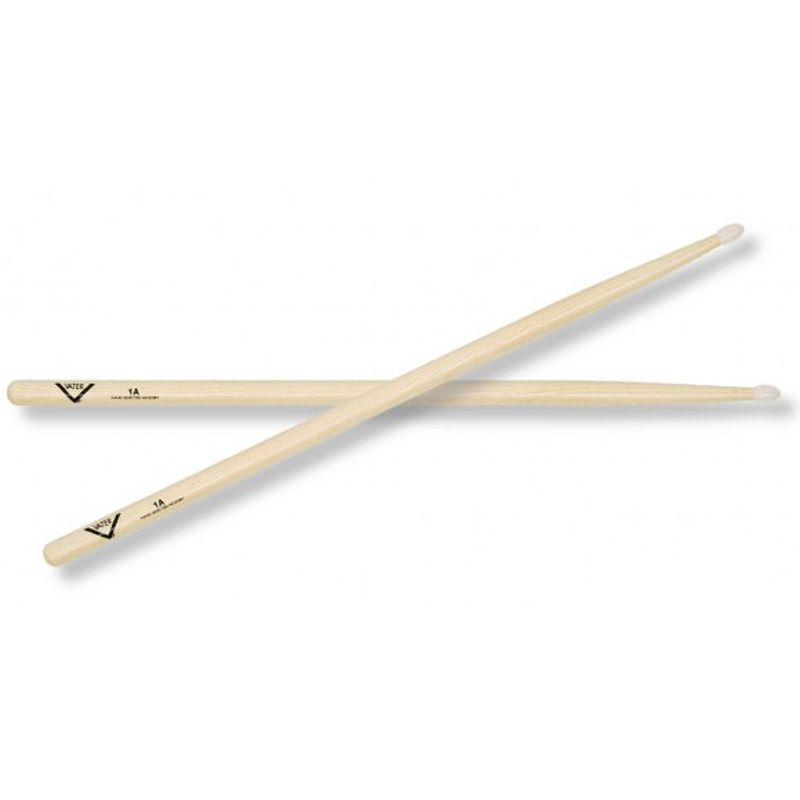 Foto van Vater vh1an hickory nylon tip 1a drumstokken