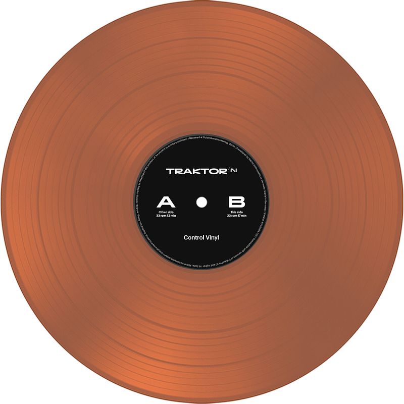 Foto van Native instruments traktor control vinyl orange transparent (2024 edition)