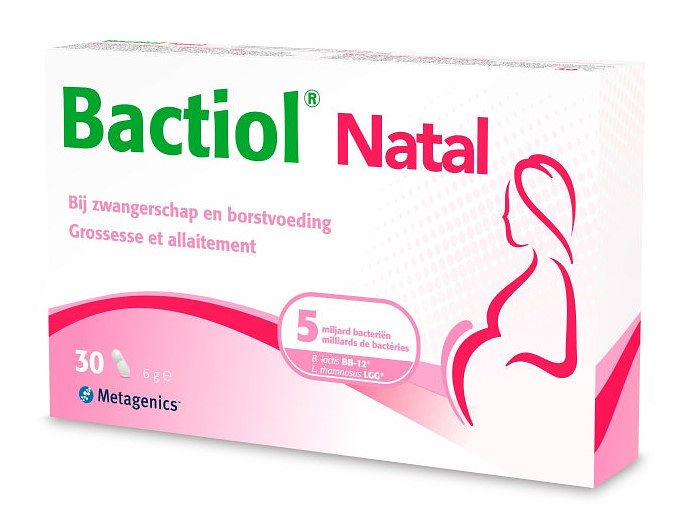 Foto van Metagenics bactiol natal capsules