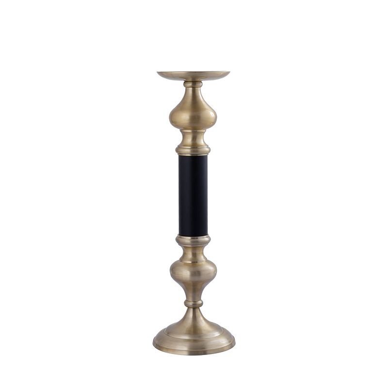 Foto van Ptmd ixen champagne casted alu candle holder s