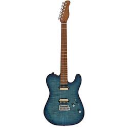 Foto van Sire larry carlton t7 flame maple transparent blue elektrische gitaar