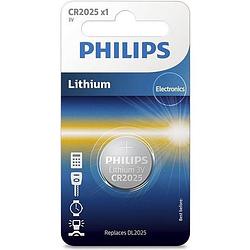 Foto van Philips lithium cr2025 blister 1