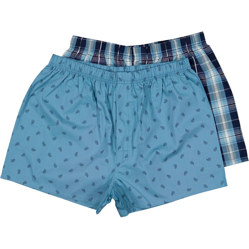 Foto van Heren geweven boxer loose fit 2-pack