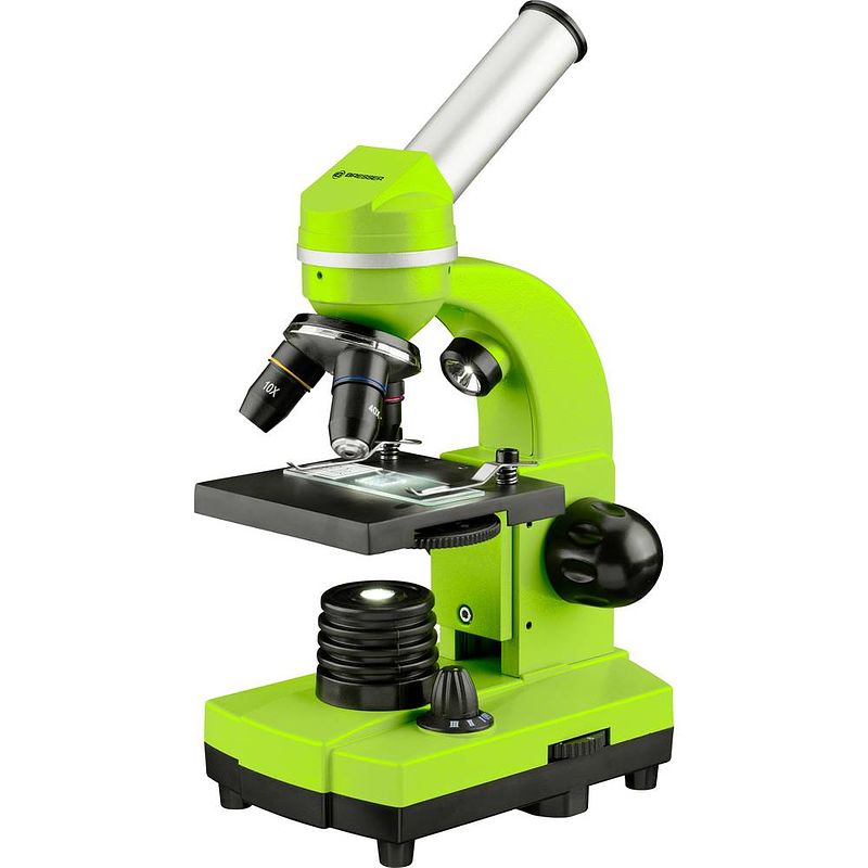 Foto van Bresser optik biolux sel schülermikroskop kindermicroscoop monoculair 1600 x opvallend licht, doorvallend licht