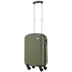 Foto van Travelz horizon handbagagekoffer - 54cm handbagage met cijferslot - groen