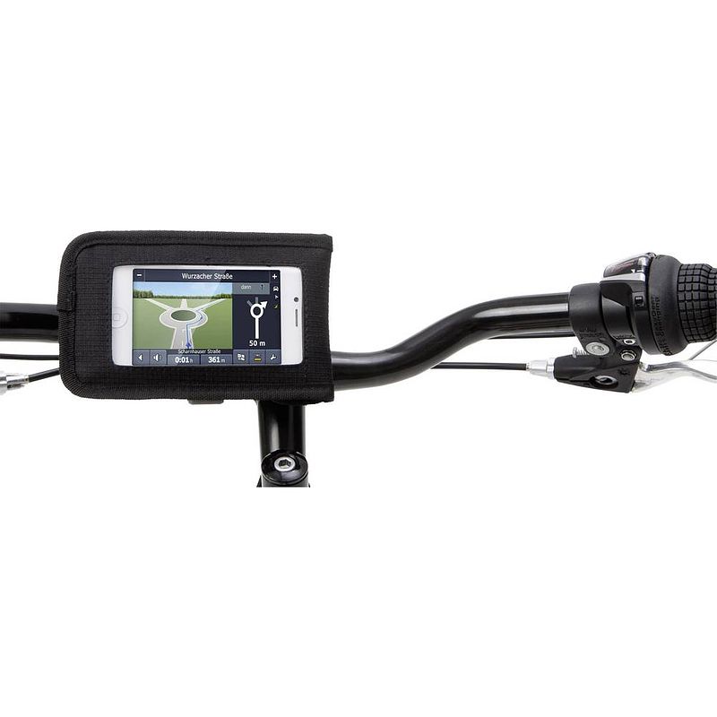 Foto van Fischer fahrrad 86273 smartphonetas voor op de fiets