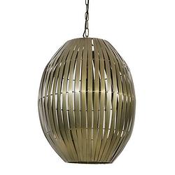 Foto van Light & living - hanglamp kyomi - 42x42x57 - brons