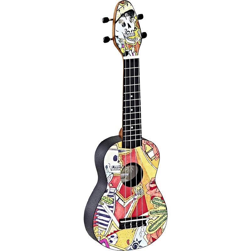 Foto van Ortega keiki k2-em el muerto ukelele set