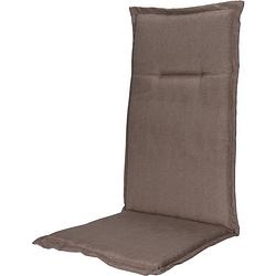 Foto van Maxxgarden stoelkussen - tuinstoel kussen - 120x50x6 cm (taupe)