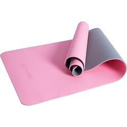 Foto van Pure2improve yogamat 173 x 58 cm elastomeer/rubber roze