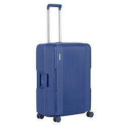 Foto van Carryon protector luxe koffer - trolley 66cm met tsa-klikslot - 4-delige packer set - ultralicht - blauw