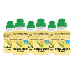 Foto van Siroop sodastream classic icetea lemon - voordeelpack